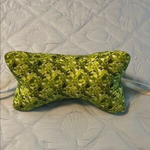 Green Patterned Pillow